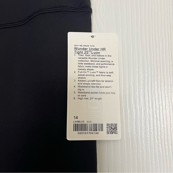 NWT Lululemon Wunder Under HR Tight 25” *Luon - Picture 3 of 6